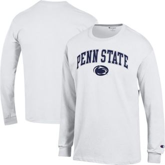Champion Mens Champion White Penn State Nittany Lions Arch Over Logo Long Sleeve T-Shirt at Nordstrom, Size Xx-Large