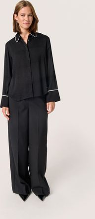 Soaked In Luxury Korte mouwen shirt Regular fit Blac