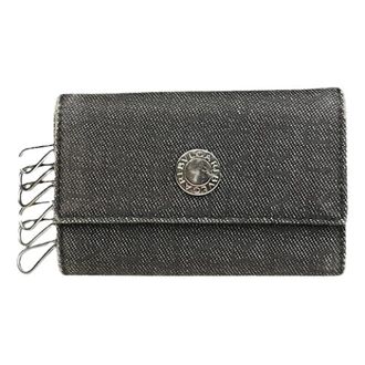 Bulgari Pre-owned Katoenen Sleutelhanger - Dames - Vintage Accessoires - Grijs - ONE Size - Katoen - Vintage