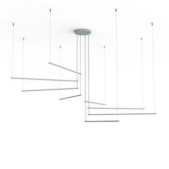 Lumicom Radius Lampara De Techo 8x Monocolor Mate