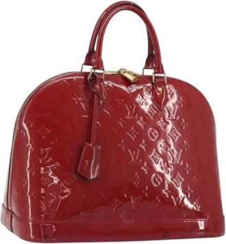 Louis Vuitton Pre-owned Hand Bag - unisex - Vintage Handtas - Rood - ONE Size - Leer - Vintage