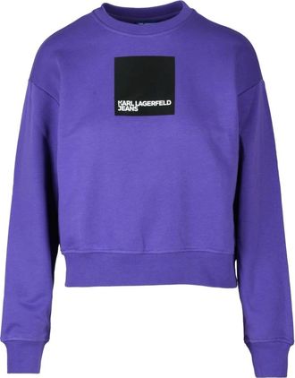 Karl Lagerfeld Donna, Felpe, Viola, M, new