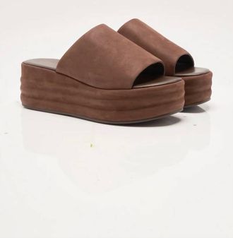 Free People Womens Harbor Flatform Sandal In Oak
