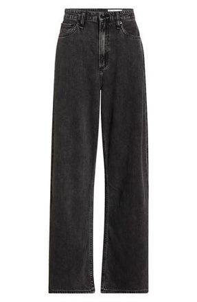 Rag & Bone Featherweight Logan High Waist Wide Leg Jeans in Anglique at Nordstrom Rack, Size 28