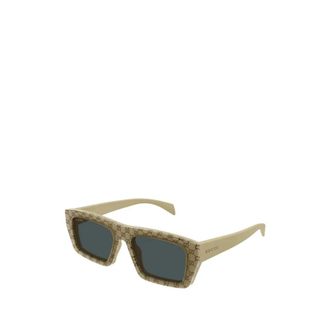Gucci Zonnebril - Heren - Zonnebrillen - Bruin - 54 MM - Accessoires