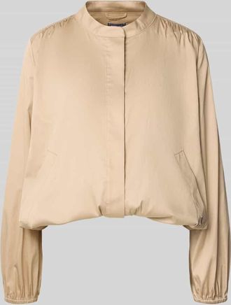White Label Jacke mit verdeckter Knopfleiste in Beige, Gr&ouml;&szlig;e 38