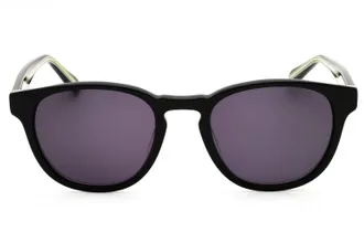 Spyder SP6045 Round Acetate Sunglasses - Black