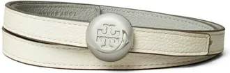Tory Burch Romy Reversible Belt in Warm White /Light Granite at Nordstrom, Size X-Small