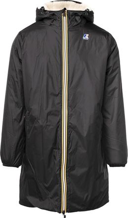 K-Way Zwarte Eiffel Eastorsetto Jassen - Heren - Parka Jassen - Zwart - XS - Jassen