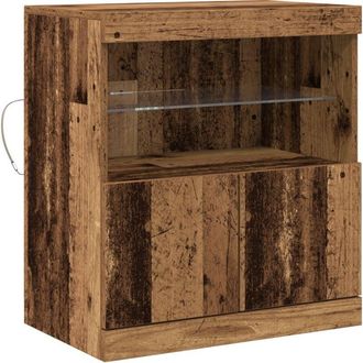 vidaXL Sideboard Brown 60 x 37 x 67 cm Engineered wood Vidaxl