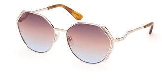 Guess GU7842-S 33F Womens Sunglasses Gold Size 58