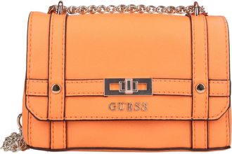 Guess Faux Leather Crossbody Bag - Dames - Schoudertassen - Oranje - ONE Size - Leer - Tassen