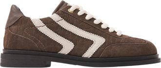 VIA VAI Fae Lois - Dames - Veterschoenen - Bruin - 40 EU - Leer - Schoenen