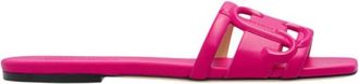 Jimmy Choo London Laran Nappa Leather Slides, Brand Size 34.5 ( US Size 4.5 )