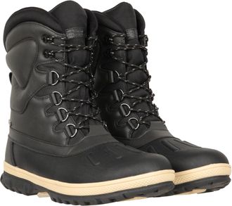 Mountain Warehouse Arctic Mens Thermal Waterproof Snowboots - Fast Dry Mens Shoes, Quick Wick Winter Duck Boots, Warm Footwear, Flat Shoe Laces -For Travelling, Hiking B