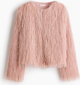 H&M Jacke mit Fransen - Pink