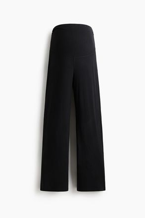 H&M MAMA Before & After Gerippte Jerseyhose - Schwarz