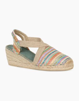 Toni Pons Womens Terra Womens Espadrille Sandals - Multi Textile - Size: 6