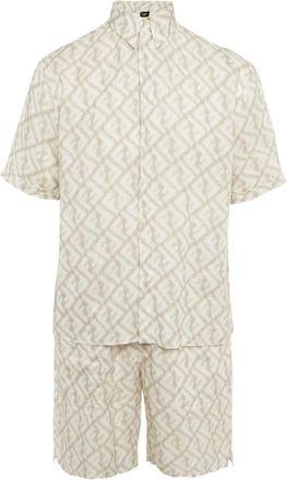 Fendi Linnen overhemd - Beige