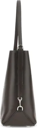 Hogan Womens Medium Hobo Bag Hocket Brown Calfskin Shoulder