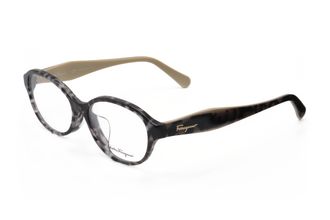 Ferragamo Ferragamo Womens Grey Havana 52mm Opticals