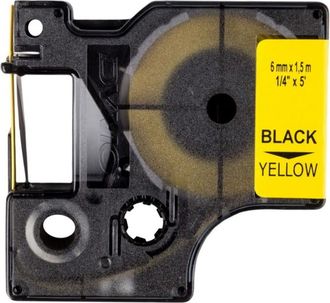 OEM Cinta/tubo Termorretr&aacute;ctil Para Impresoras, 6 Mm X 1,5 M, Color Amarillo, S0718270 18052