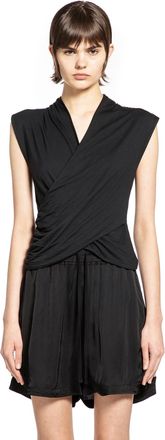 Thom Krom Wrapped Silk Mix Top