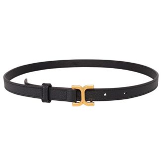 Chlo&eacute; Small Marcie Belt - Dames - Riemen - Zwart - M - Leer - Accessoires