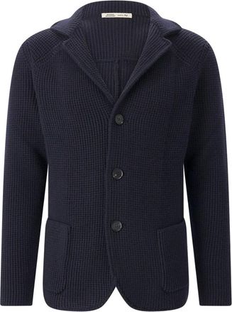 Maurizio Baldassari Cardigan - - Knitwear - Uomo - Blu - 3XL