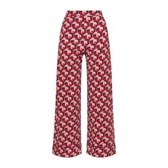 Maliparmi Maliparmi, Dames, Broeken, Rood, Maat: XS Jersey