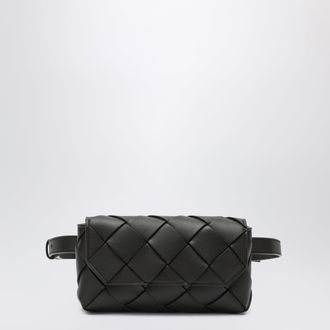 Bottega Veneta Diago Intreccio belt bag in calf leather, espresso