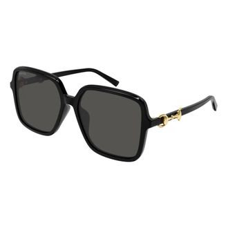 Gucci Gg2219Sa Vlinder Zonnebril - Dames - Accessoires - Zwart - Maat: 59 MM