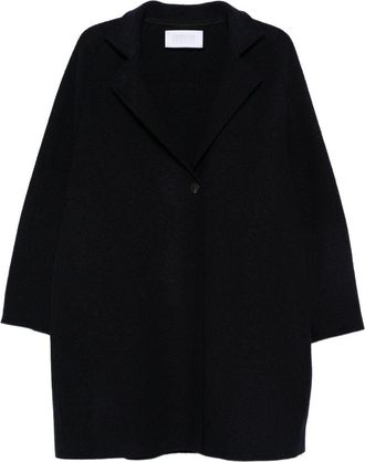 Harris Wharf London Wool Wol Single Breasted Coat