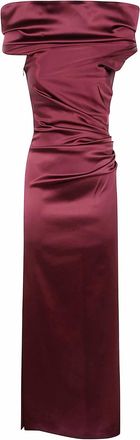 Max Mara Opaco Boat Neck Long Dress