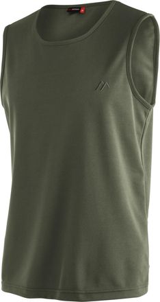 Maier Sports Funktionsshirt MAIER SPORTS Peter, Herren, Gr. 4XL, gr&uuml;n (moosgr&uuml;n), 100% Polyester, Rundhals, Shirts Funktionsshirt, Herren Tanktop, leichtes &auml;rmello