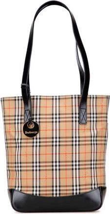 Burberry Pre-owned Burberry Haymarket Check Canvas Tote Ladies KJ3LWZMQ2ISC07LS
