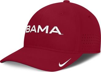 Nike Alabama Sideline Practice Nike Mens Dri-FIT College Hat in Red | NC5369WABN-3XB