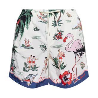 Dsquared2 Beachwear, male, Beige, Size: 2XS Swim Shorts