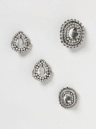 Ermanno Scervino Set 4 spille Ermanno Scervino in ottone con strass incastonati