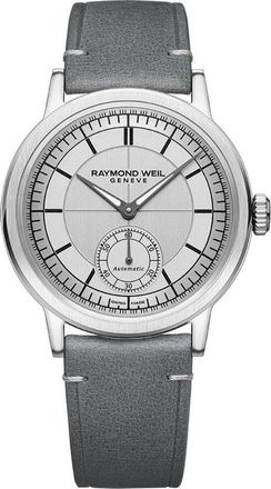 Raymond Weil Millesime Mens Grey Watch 2930-STC-65001 Leather - One Size