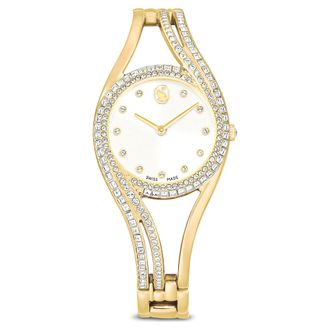 Swarovski Hyperbola Quartz Crystal White Dial Ladies Watch 5754534