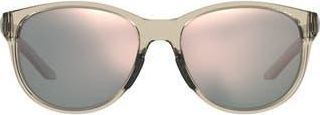 Under Armour 57mm Mirrored Round Sunglasses in Beige at Nordstrom Rack