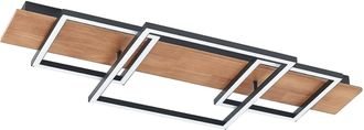 Lucande Lucande L&aacute;mpara De Techo chariska En Marr&oacute;n Madera