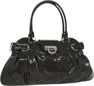 Ferragamo Pre-owned Handbags, female, Green, Size: ONE SIZE Pre-owned Hand Bag