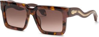 Roberto Cavalli SRC055 01GQ Mens Sunglasses Tortoiseshell Size 55