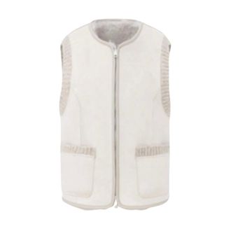 Urban Code Chaleco Ecopiel Reversible - Dames - Jassen - Beige - Maat: M
