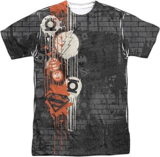 Gildan DC Comics Oh The Urbanity Short Sleeve Adult 100% Poly Crew Tee / T-Shirt