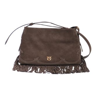 Pinko Cross Body Bags, female, Brown, Size: ONE SIZE Triplet Shoulder Bag