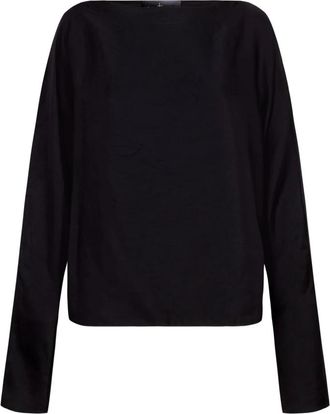 Cortana Oona Top - Dames - Longsleeves - Zwart - M - Tops
