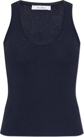 Max Mara Tops, Dames, Blauw, L, Polyester, Editta Top